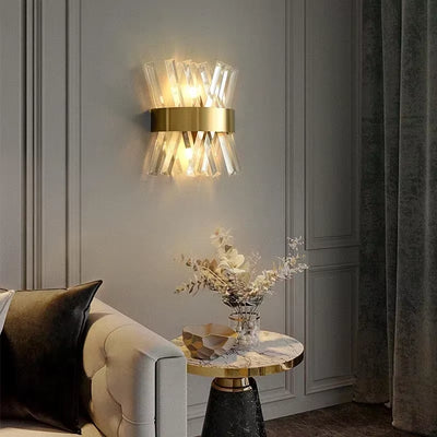 LED Luxury Crystal Wall Lamps for Living Room Hall 