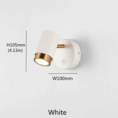 Modern Wall Lamp Nordic Iron Simple Stylish Wall Led Light/ Indoor Bedside Lighting Decoration 