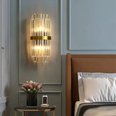 LED Luxury Crystal Wall Lamps for Living Room Hall 