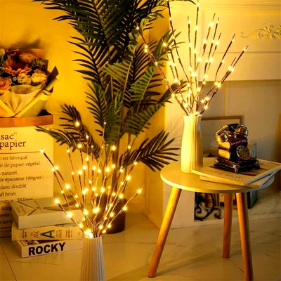 LED Branch Light-Battery Powered Willow Branch Lamp 