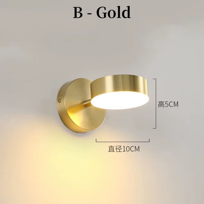 Modern Wall Lamp Nordic Iron Simple Stylish Wall Led Light/ Indoor Bedside Lighting Decoration 