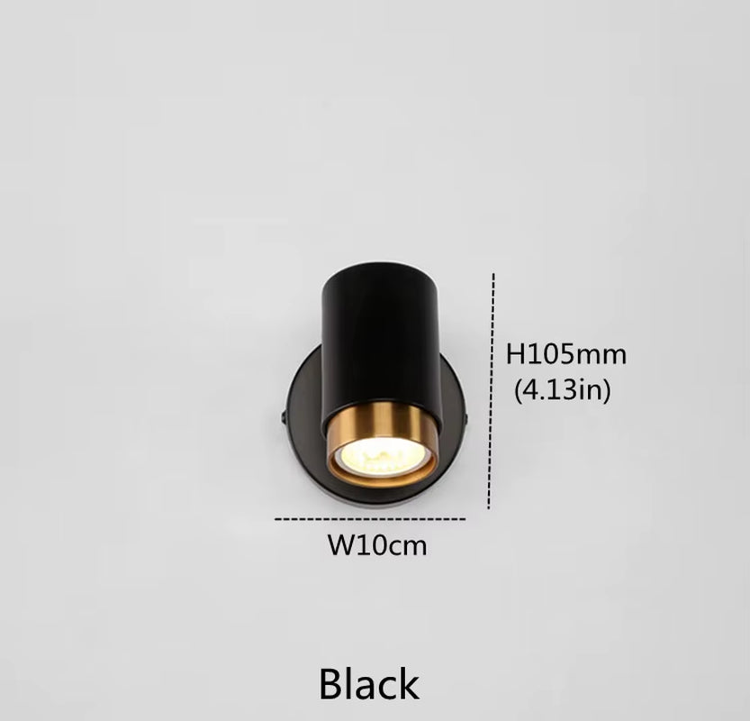 Modern Wall Lamp Nordic Iron Simple Stylish Wall Led Light/ Indoor Bedside Lighting Decoration 