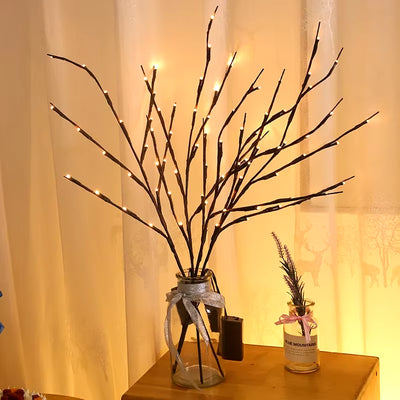 LED Branch Light-Battery Powered Willow Branch Lamp 